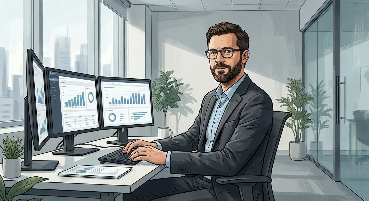 Avatar eines fiktiven Autors für Zahlungsanalysen
