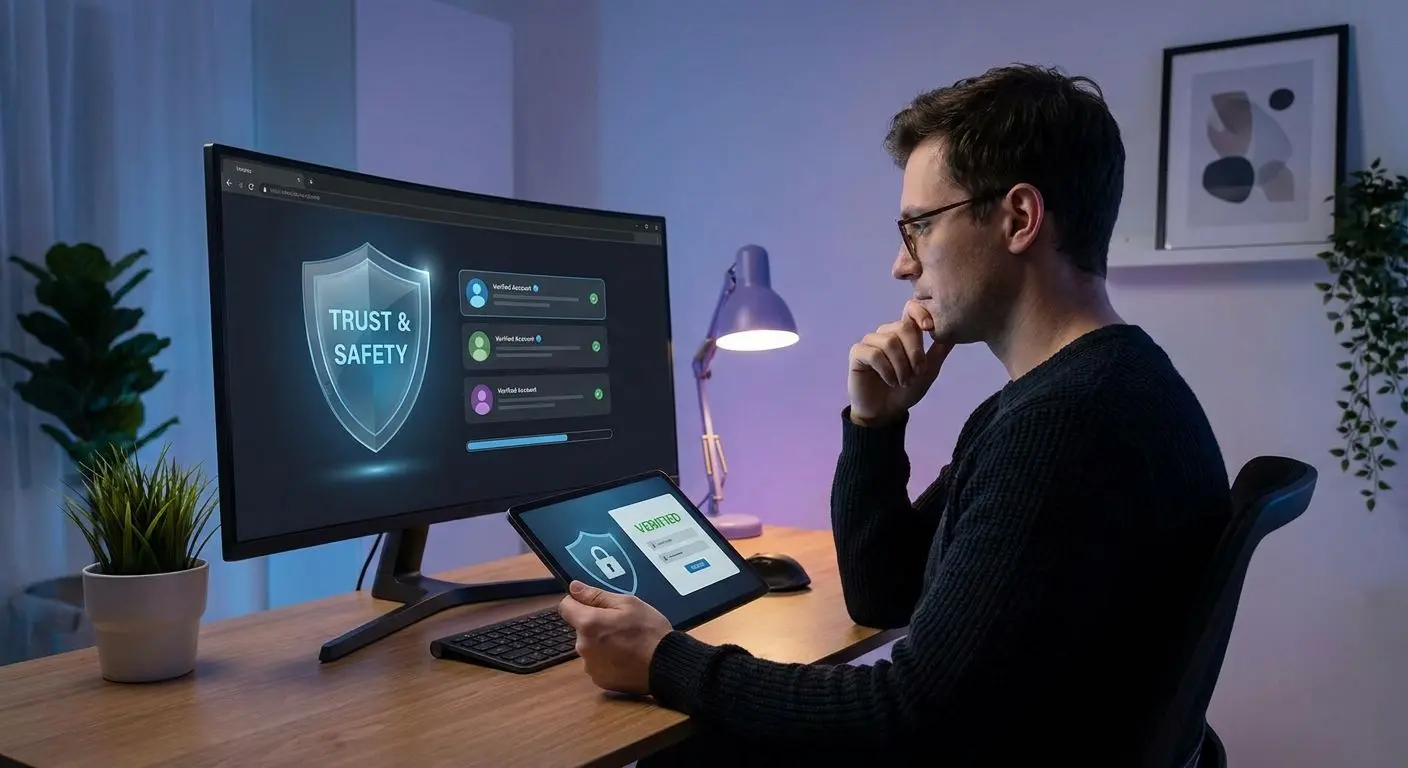 Sicherheit und Verifizierung bei einem Online-Konto